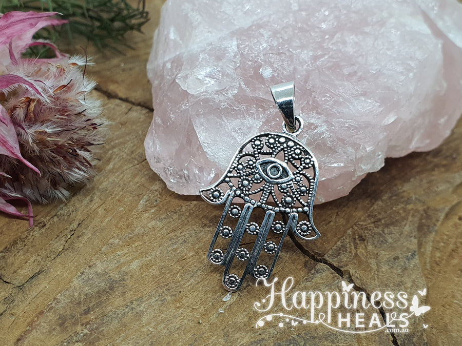 Evil Eye - Hamsa Hand Pendant