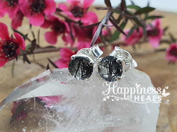 Tourmaline Quartz Stud Earrings