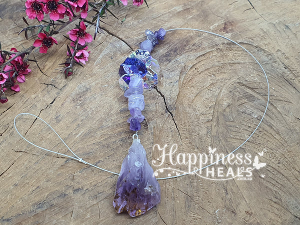 Amethyst Point - Amethyst Chip Sun Catcher