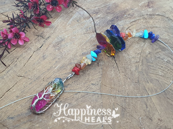 Electrofused Quartz Tree Of Life Sun Catcher