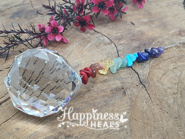Chakra Ball Sun Catcher - 30mm