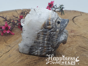 Clear Quartz Cluster Hedgehog