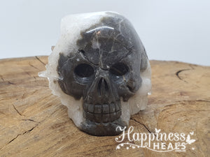 Clear Quartz Cluster Skull