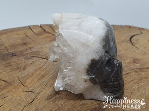 Clear Quartz Cluster Skull