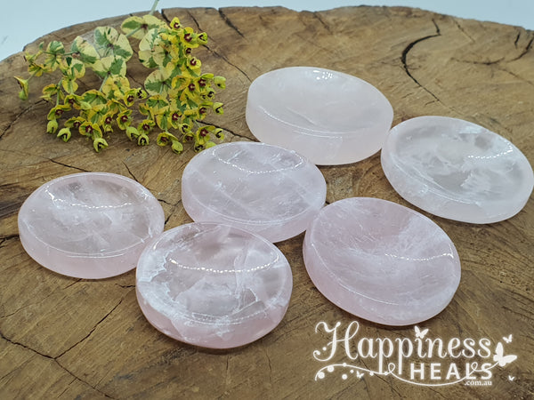 Rose Quartz Bowl or Sphere Base