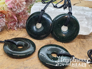 Green Goldstone Donut