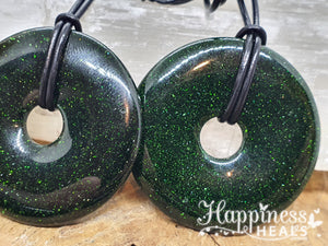 Green Goldstone Donut