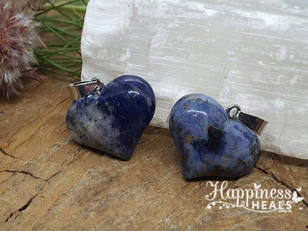 Sodalite Heart Pendant