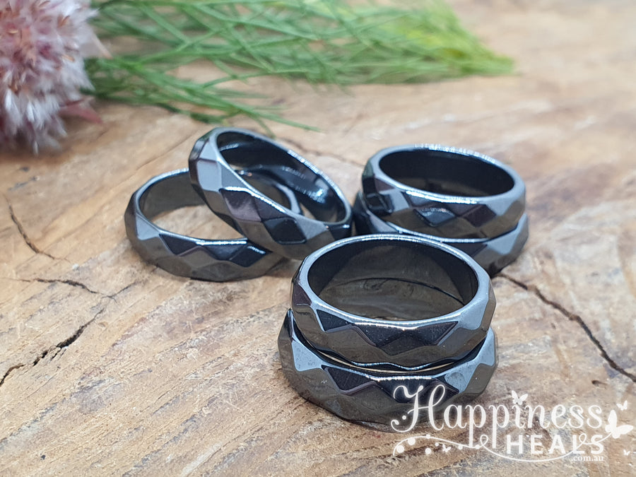 Hematite Rings