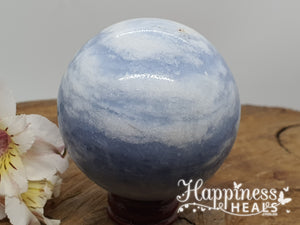 Blue Calcite Sphere