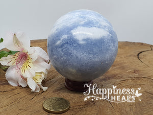 Blue Calcite Sphere