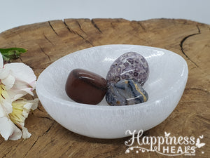 Selenite Charge Bowl - Oval