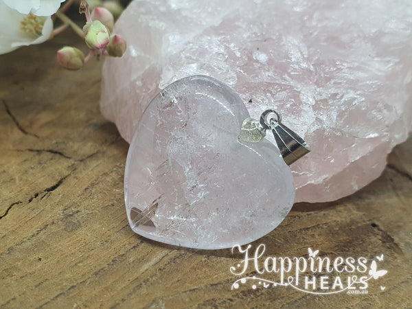 Clear Quartz Heart