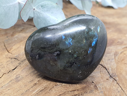 Labradorite Heart