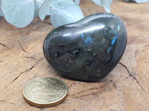 Labradorite Heart