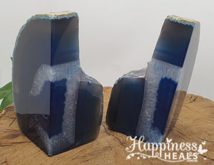 Agate Bookends