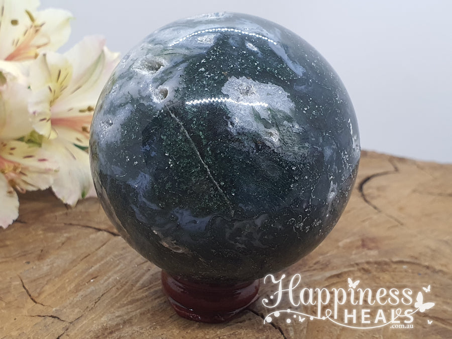 Moss Agate Sphere