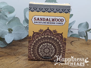 Sandalwood Blackflow Incense Cones