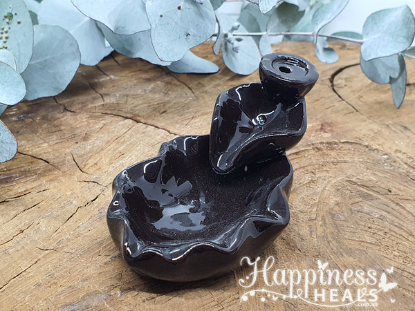 Backflow Ceramic Fountain - Leaf