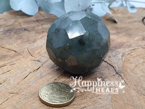 Labradorite Faceted Sphere
