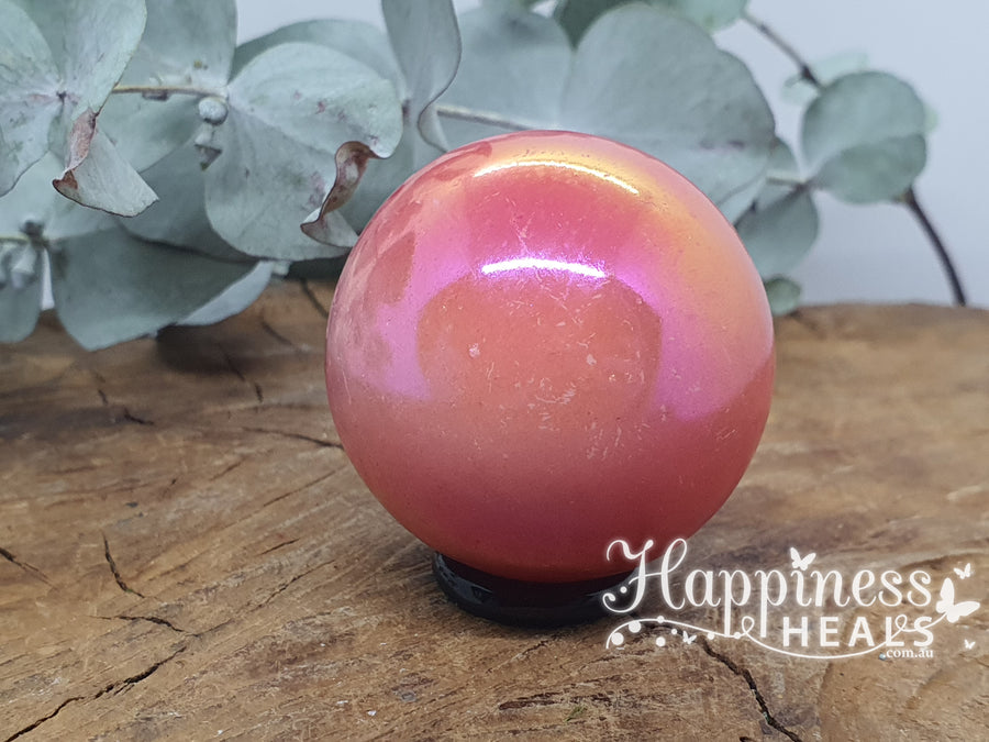 Esfera de cuarzo transparente