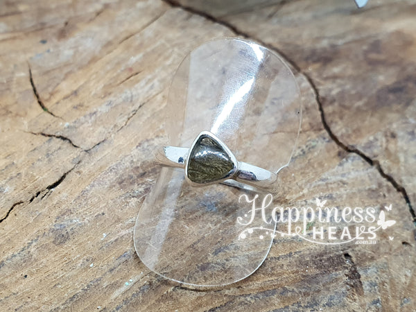 Moldavite Ring - Size 9