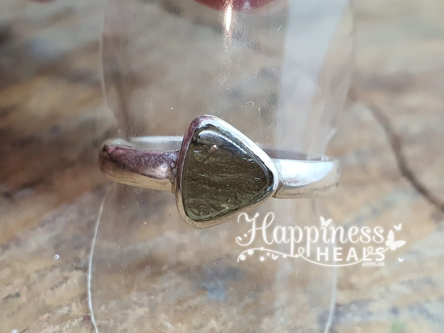 Moldavite Ring - Size 9