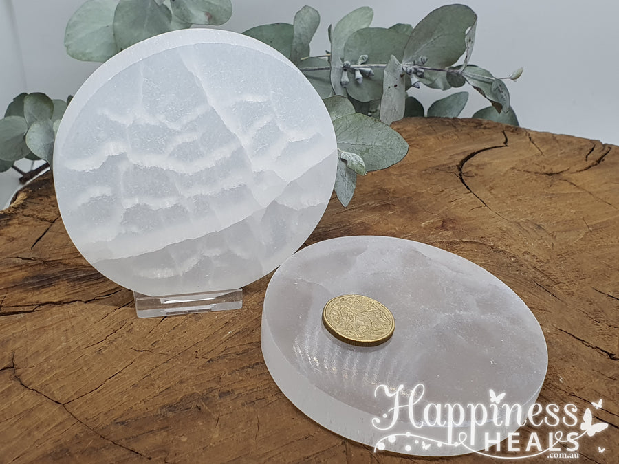 Selenite Charging Plate - Circle