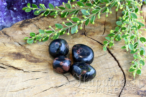 Red Snowflake Obsidian (Tumbled)