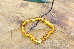 Amber Teething Bracelets - Children's Size