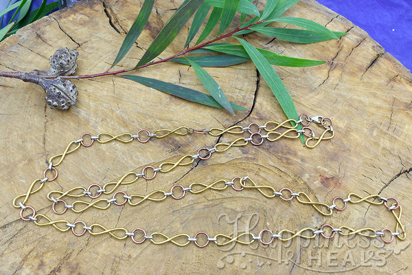 Brass and copper Necklace