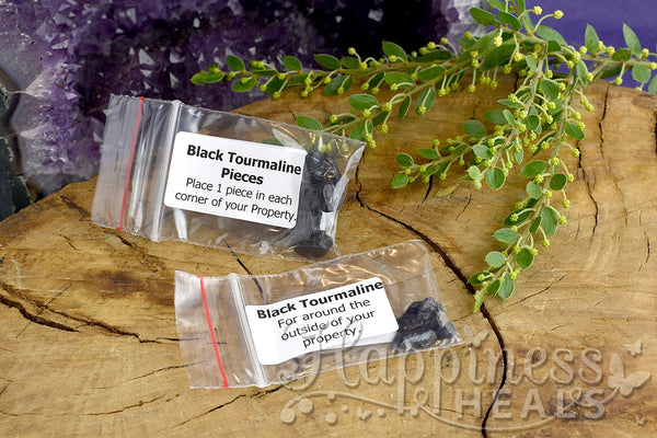 Black Tourmaline Gridding Packs
