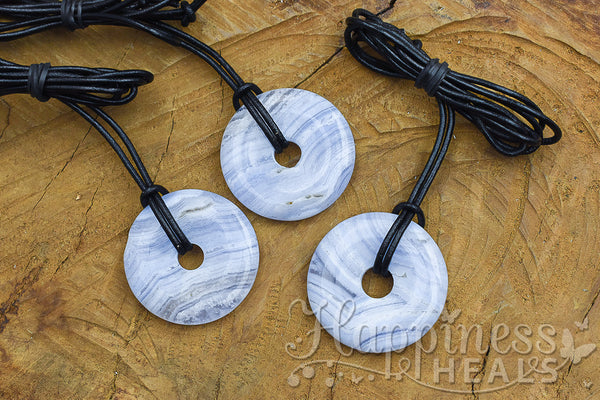 Blue Lace Agate Donut