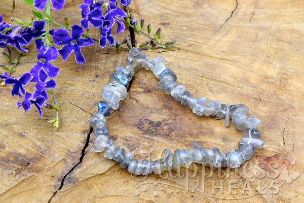 Labradorite Chip Bracelet