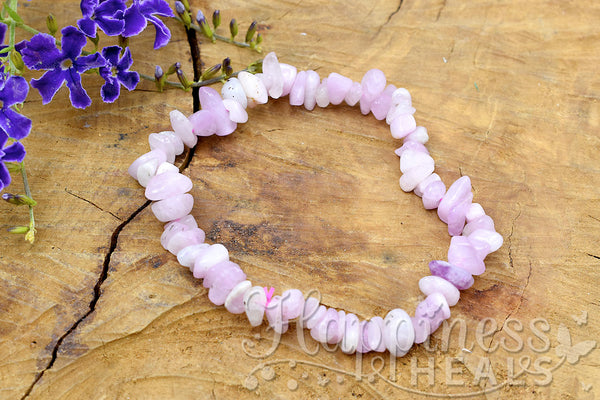 Kunzite Chip Bracelet