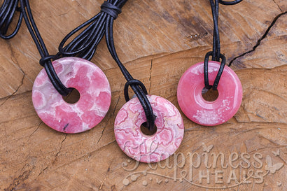 Rhodochrosite Donut - 28mm-32mm