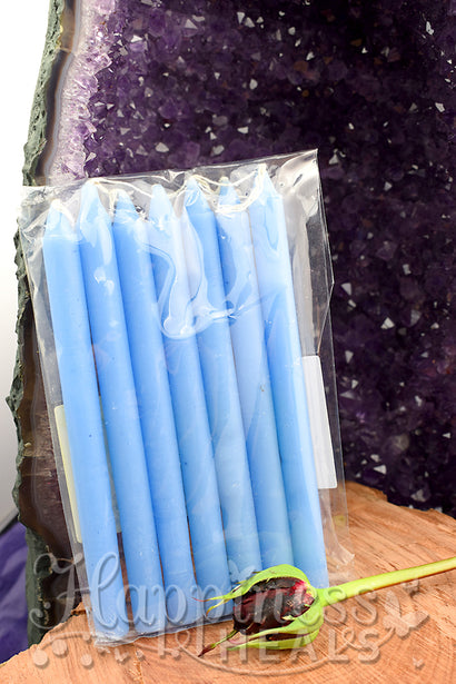 Colour Candles Pack - Blue - 7 Pack