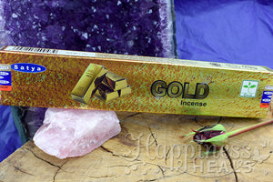 Gold Incense Sticks - Satya