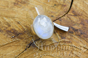 Moonstone Ring – Size 7 🌙✨