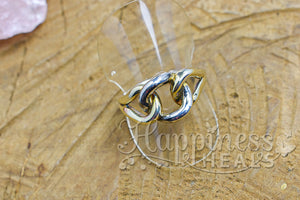 Sterling Silver & Gold Plated Ring