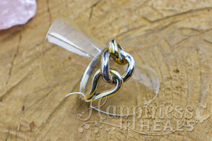 Sterling Silver & Gold Plated Ring