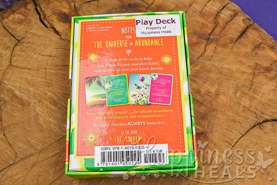 Notes from the Universe on Abundance