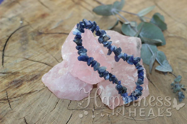 Sodalite Chip Bracelet – The Stone of Intuition & Communication