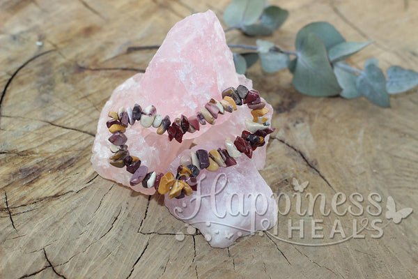 Mookaite Chip Bracelet – The Stone of Vitality & Adventure
